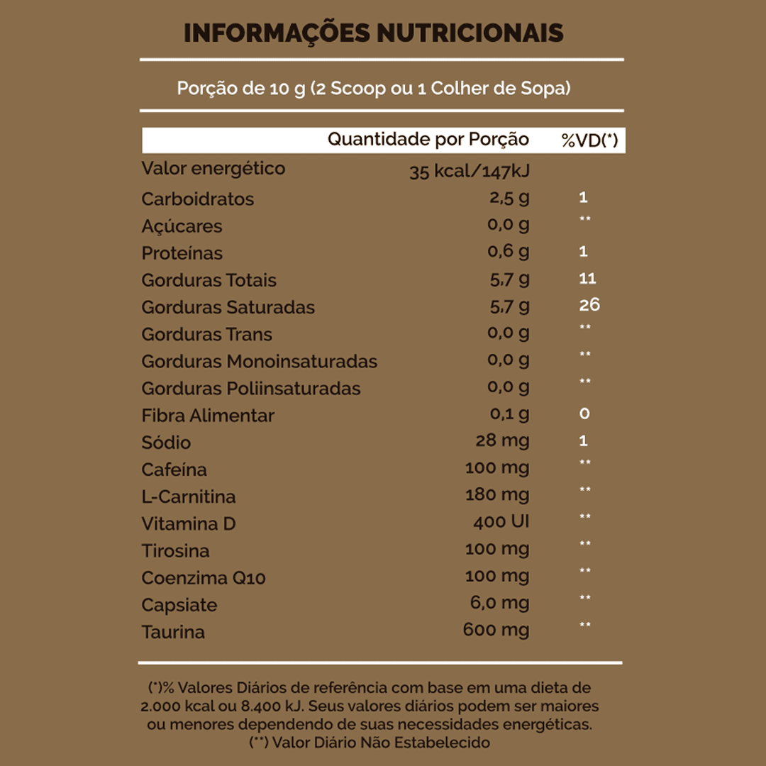 Café em Pó Solúvel Brain Coffee Power 220g