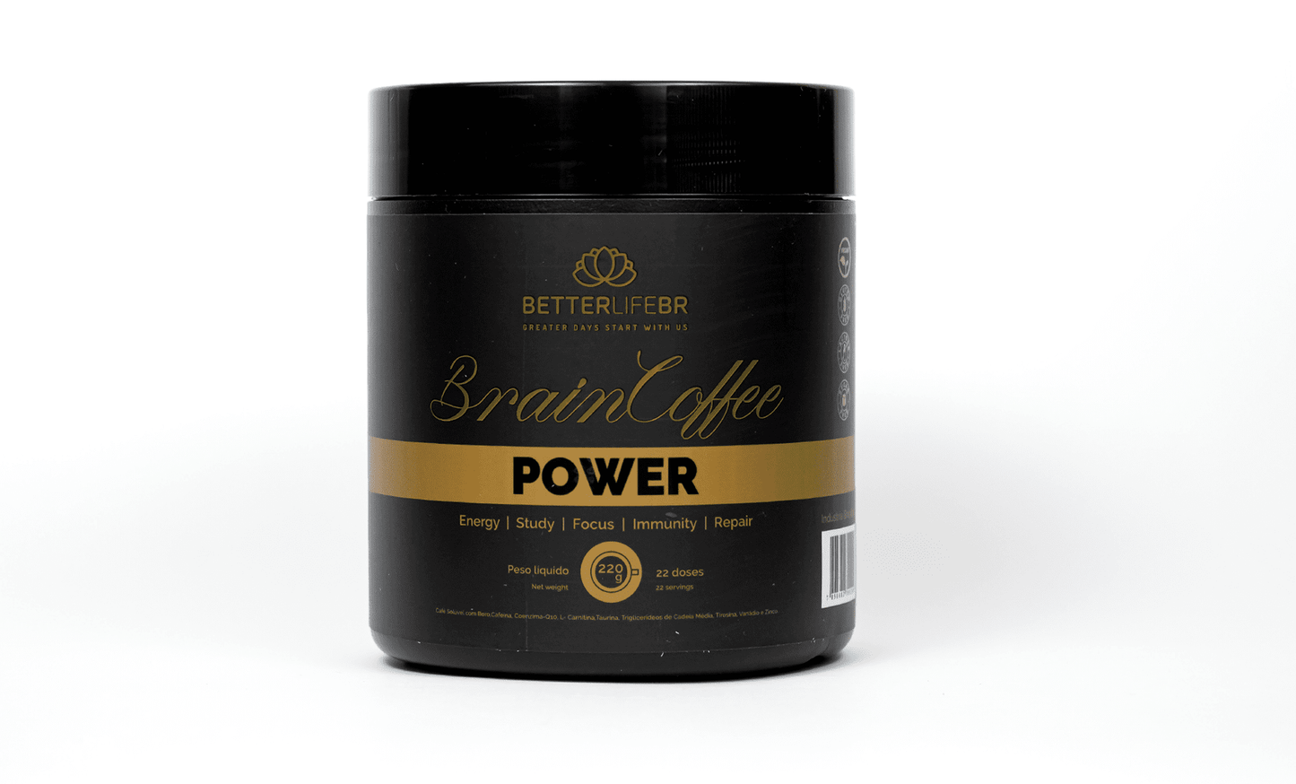 Café em Pó Solúvel Brain Coffee Power 220g