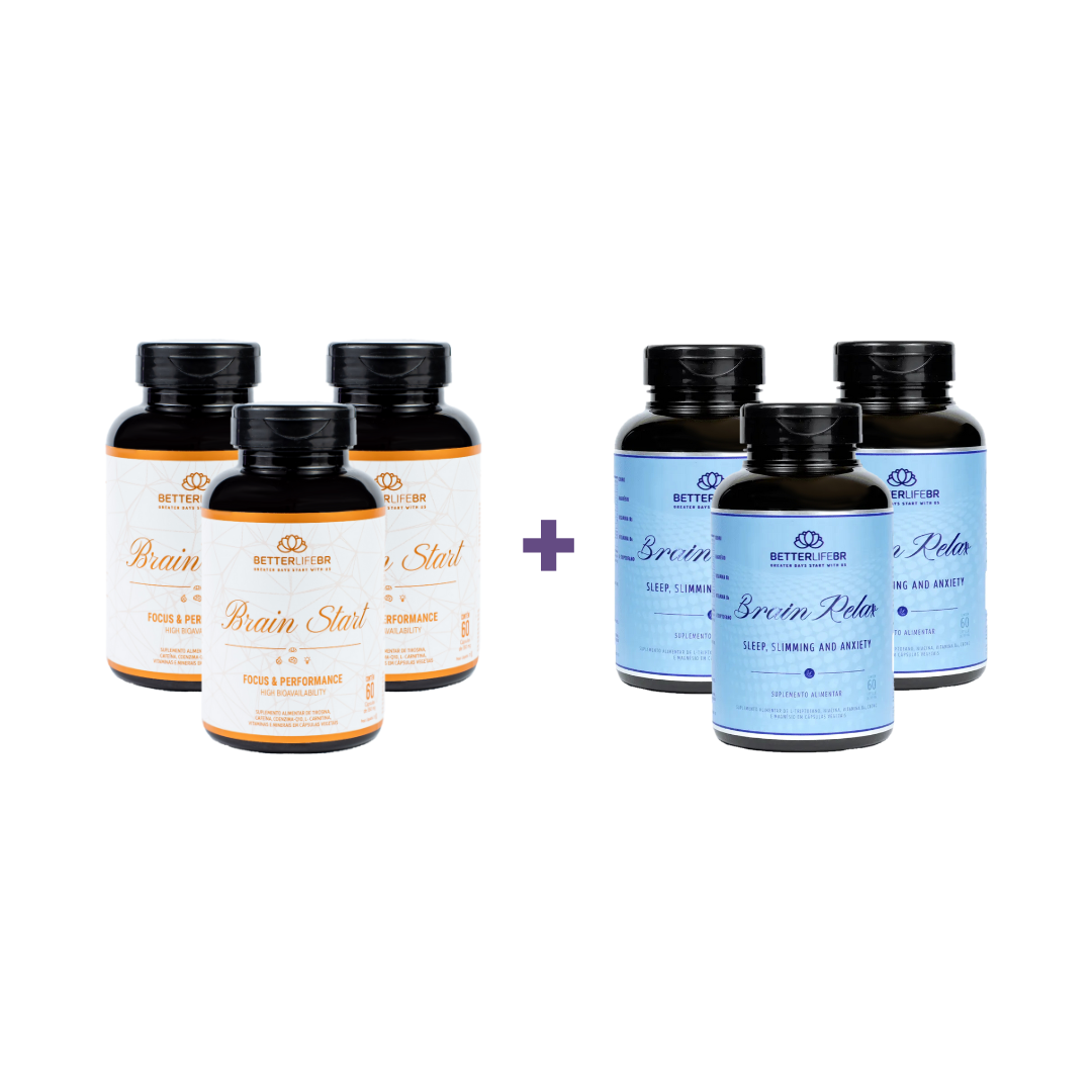 Kit Alta Performance Relax + Start - Para 3 Meses